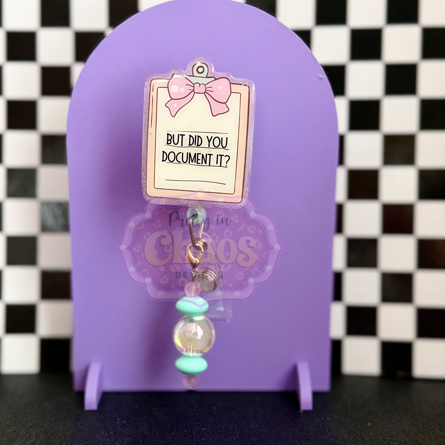 But did you document it? Badge Reel w/charm