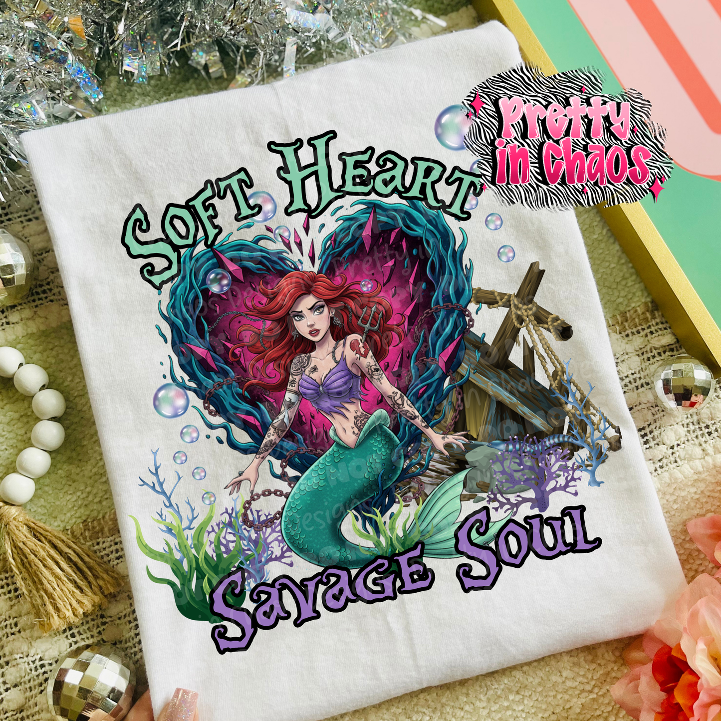 Soft Heart Savage Soul PNG