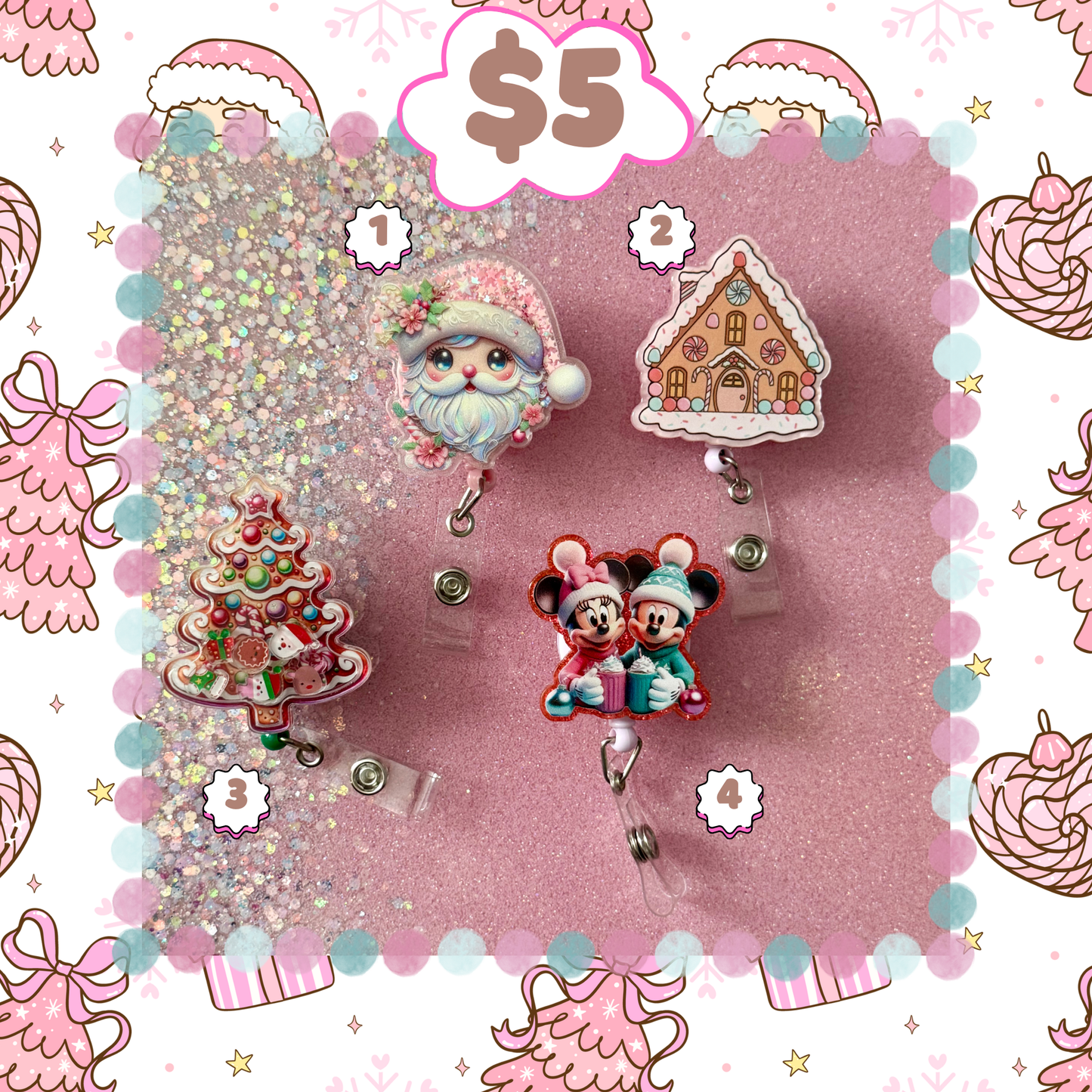 Christmas Badge Reels