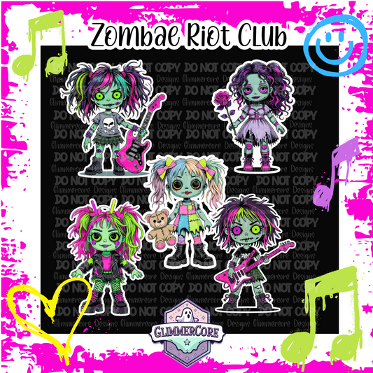 Zombae Girls Clipart