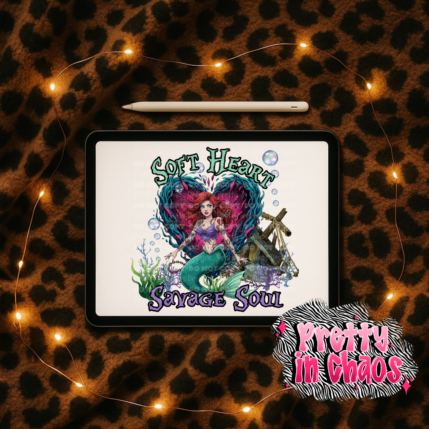 Soft Heart Savage Soul PNG