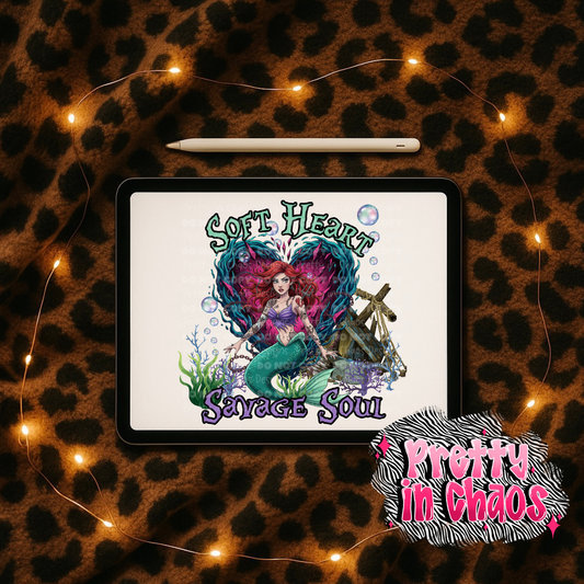 Soft Heart Savage Soul PNG
