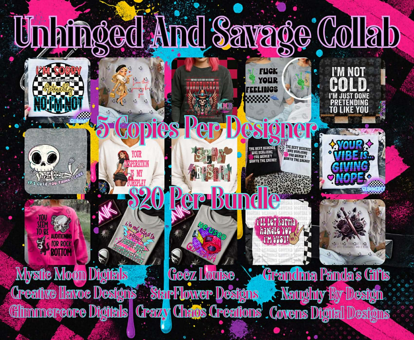 Unhinged & Savage Collab