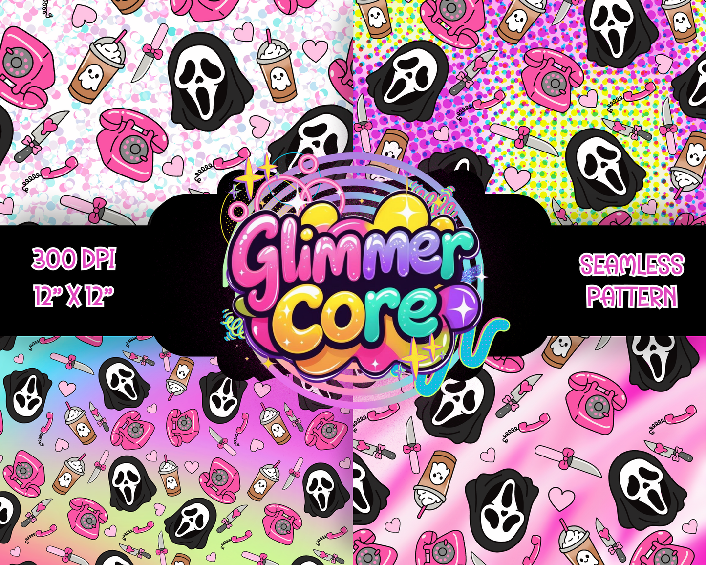 Ghostface Phone Seamless