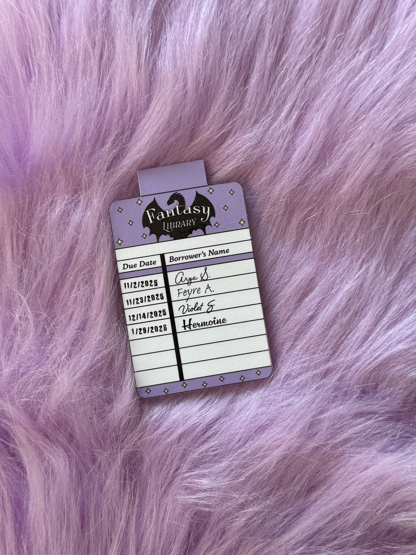 "Fantasy Library" Magnetic Bookmark