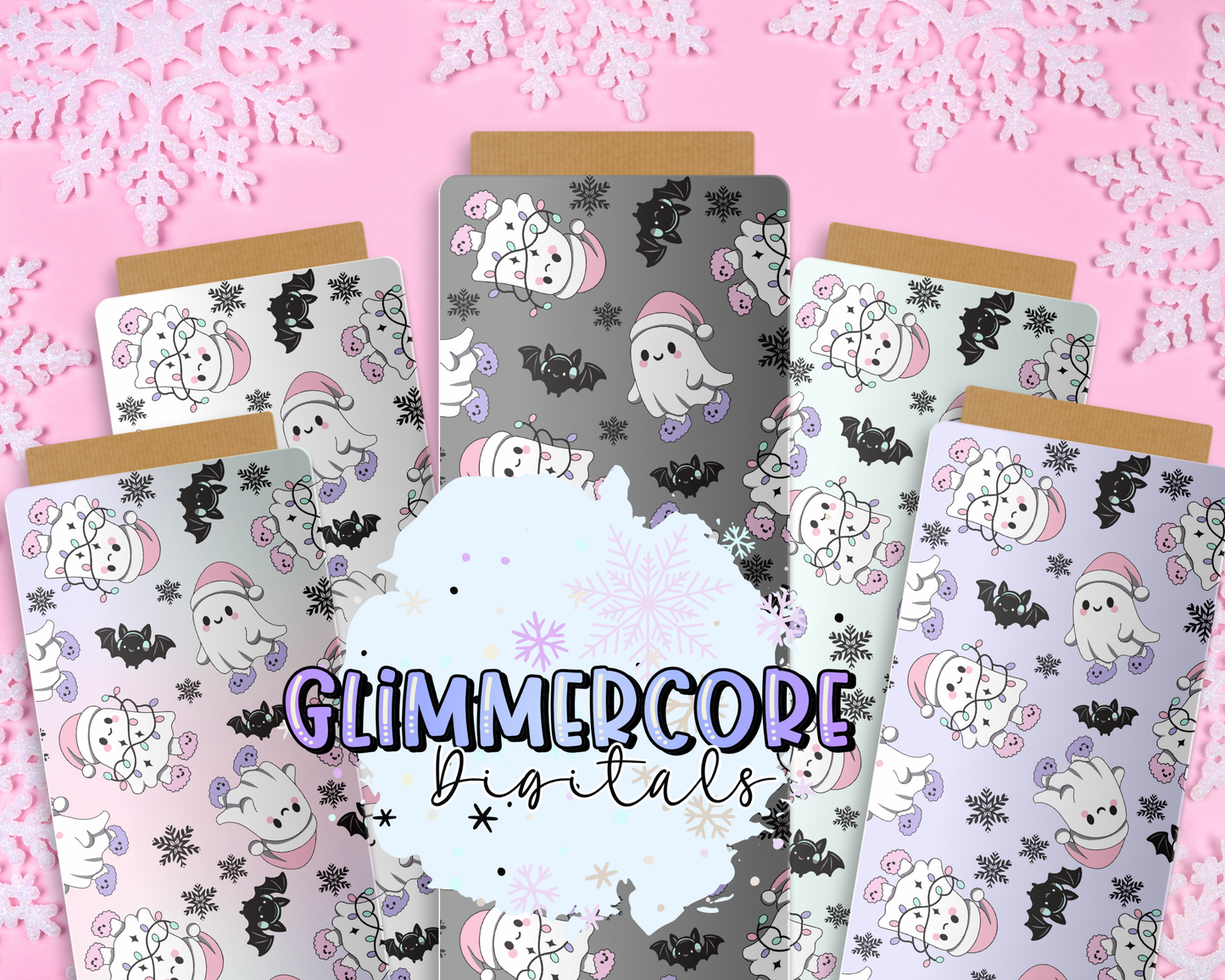 Christmas Ghosts Seamless